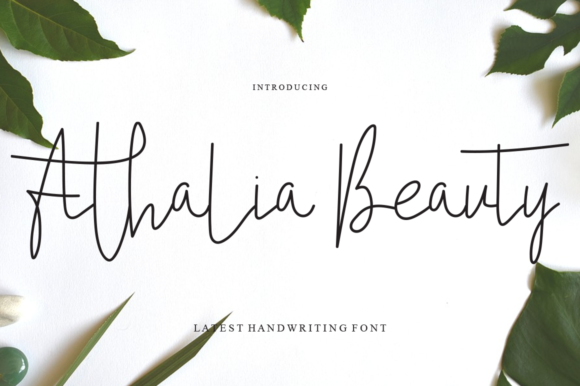 Athalia Beauty: A Delicate Font for Eye-Catching Campaigns