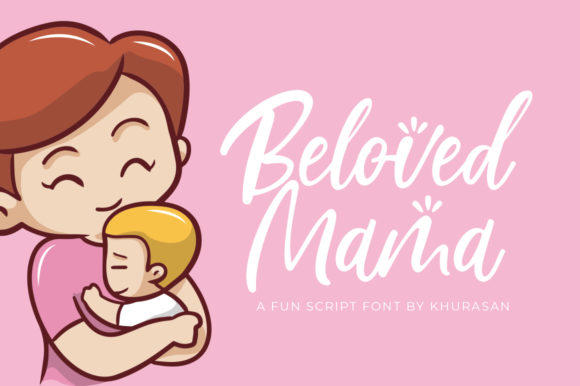 Beloved Mama: A Delicate Script Font for Elegant Publishing