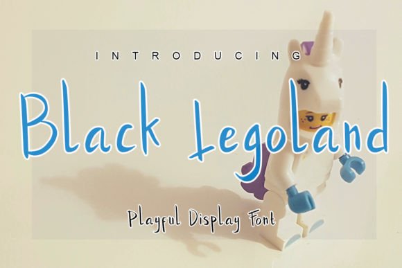 Black Legoland: A Cool Script Font for Creative Branding
