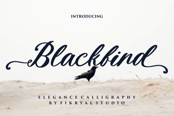 Blackbird: A Beautiful Script Font for Crafters and Makers