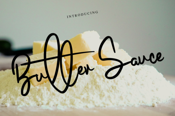 Butter Sauce: A Delicate Script Font for Elegant Publishing