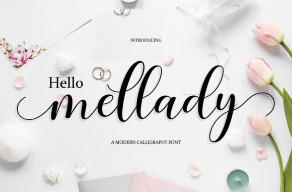 Discover Mellady: A Romantic Script Font for Web Design