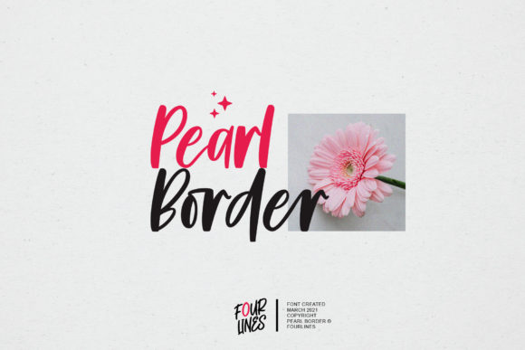 Discover the Elegance of Pearl Border: A Perfect Script Font