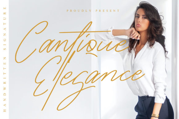 Elevate Your Brand with Cantique Elegance Font