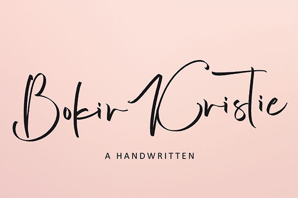 Elevate Your Web Design with Bokir Kristie Font