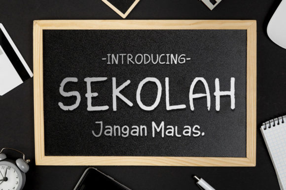 Enhance Your Brand with Sekolah: A Whimsical Handwritten Font
