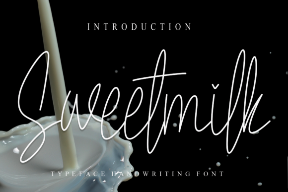 Enhance Your Brand with Sweetmilk: A Charming Handwritten Font