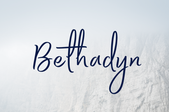 Enhance Your Campaign with Bethadyn: A Premium Handwritten Font