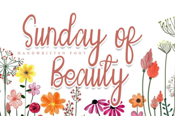 Enhance Your Handmade Creations with Sunday of Beauty Font