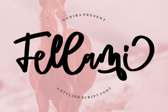 Enhance Your Web Design with Fellami, the Stylish Script Font