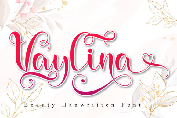 Enhancing Your Brand with Vaylina: A Romantic Calligraphy Font
