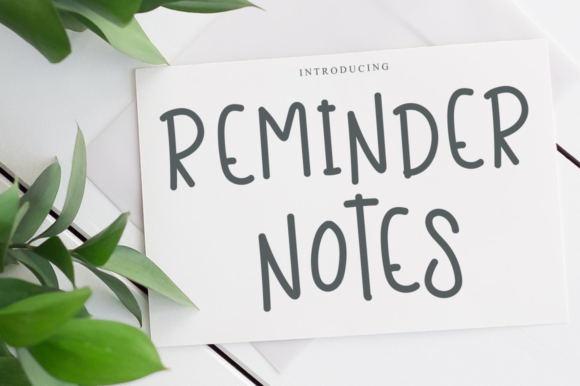 Enhancing Your Publication with Reminder Notes Font