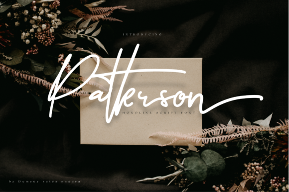 Exploring Patterson: A Versatile Script Font for Creative Branding