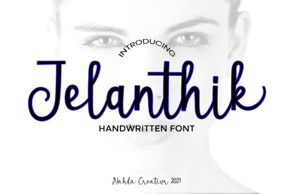 Jelanthik: A Refined Script Font for Memorable Campaigns
