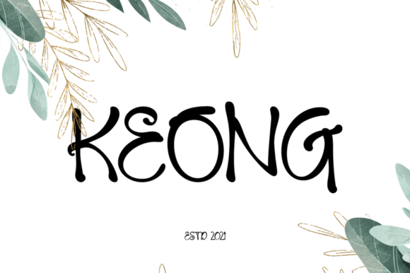 Keong: A Whimsical Font for Elevating Your Brand