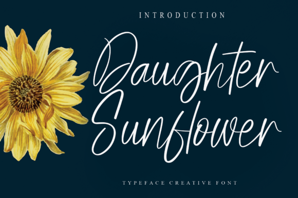 Transform Your Brand with Daughter Sunflower Font