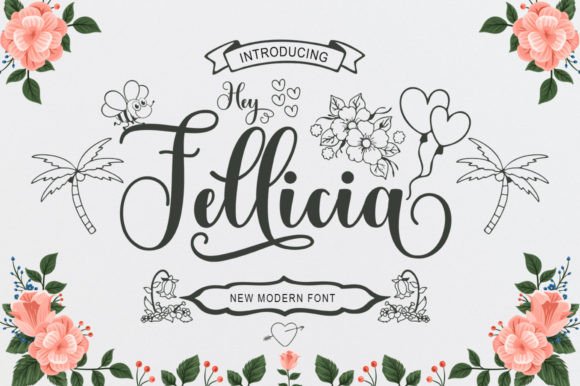 Transform Your Brand with Hey Fellicia: A Whimsical Script Font