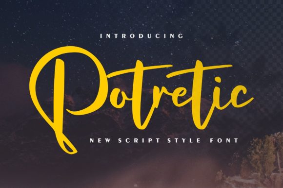 Transform Your Brand with Potretic: A Refined Script Font