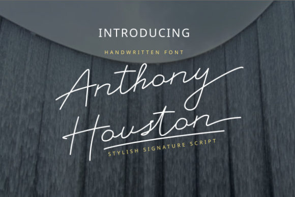 Transform Your Handmade Creations with Anthony Houston Font