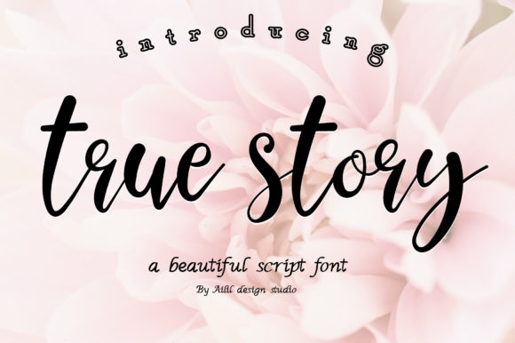 True Story: A Premium Script Font for Captivating Campaigns