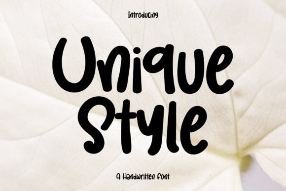 Unique Style: A Versatile Handwritten Font for Creative Campaigns