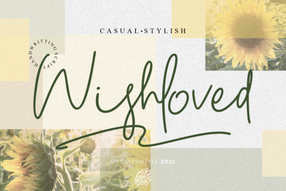 Wishloved: A Refined Script Font for Editorial Design